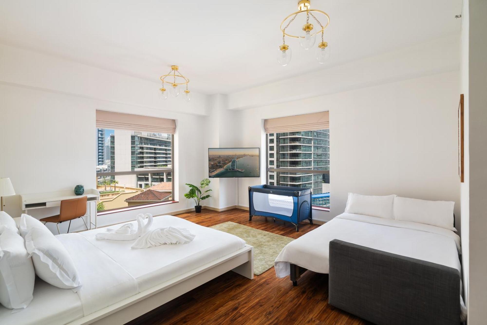 Appartement Specious 5br Maid On Jbr Prime Location! Walk To The Mall, Dining & Entertainment - By Sunkissed Homes